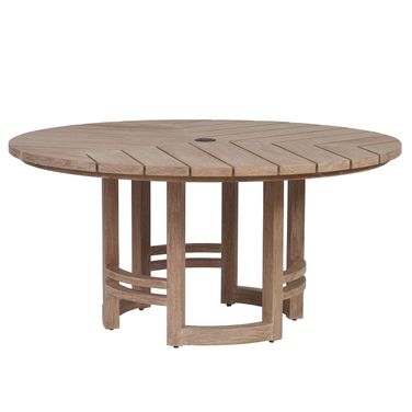 Stillwater Cove Round Dining Table In Taupe