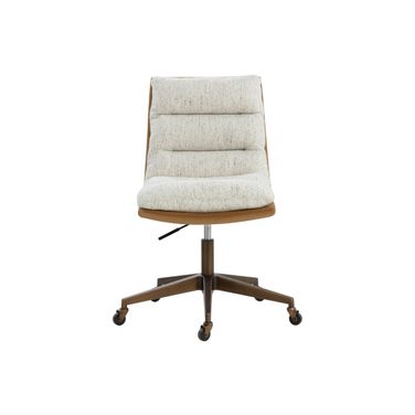 Stinson Office Chair In Hailey Moon and Kona Camel