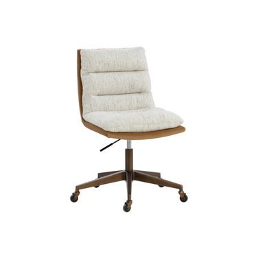 Stinson Office Chair In Hailey Moon and Kona Camel