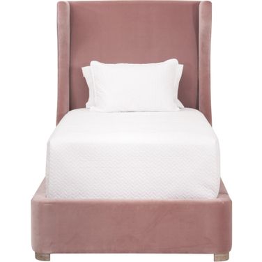 Stitch and Hand Balboa Twin Bed In Petal