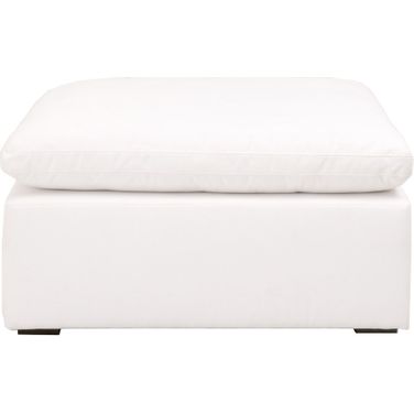 Stitch and Hand Sky Modular Ottoman In Peyton Pearl and Espresso