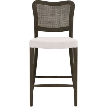 Stitch and Hand Cela Counter Stool In Bisque and Matte Brown