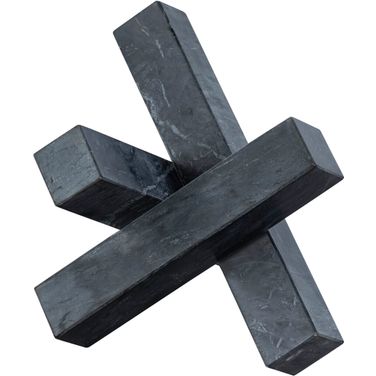 Stix Marble Decorative Object In Black