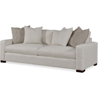 Stocked Rowan Sofa with Black Legs In Snow