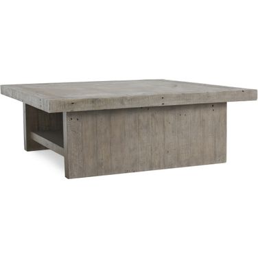 Stonebridge Square Coffee Table In Distressed Gray