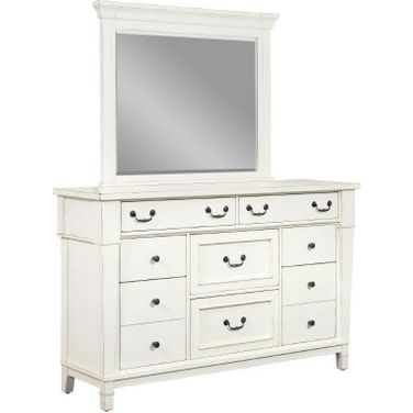 Stoney Creek Mirror In Weathered White