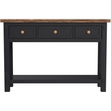 Stormy Ridge Sofa Table In Chicory and Black