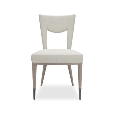 Strata Dining Chair In Gray and Silver