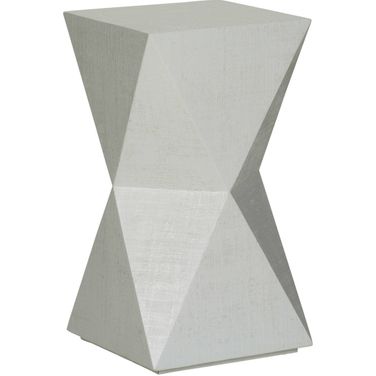 Stravos Spot Table In White and Cream