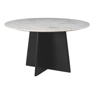 Strela Dining Table In White and Black