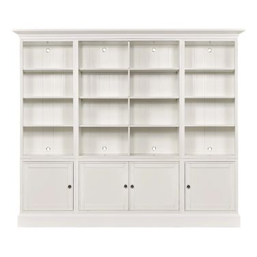 Structures Quad Display Bookcase In White