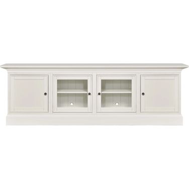 Structures Quad Door Display Console In White