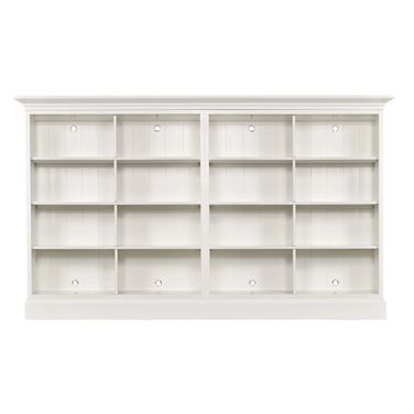 Structures Quad Mid Height Bookcase In White