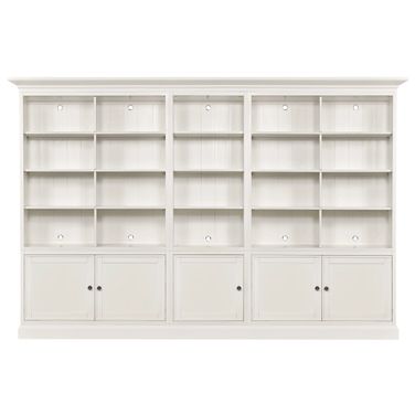 Structures Quintuple Display Bookcase In White