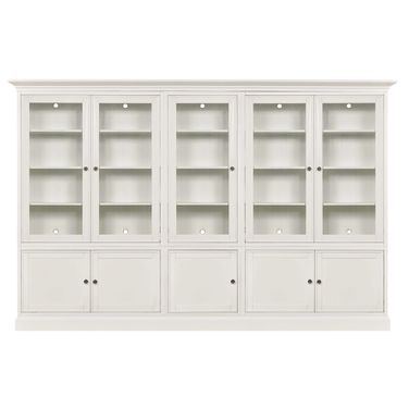 Structures Quintuple Display In White