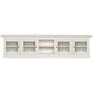 Structures Quintuple Double Door Console In White