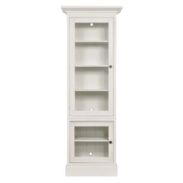 Structures Single Display Cabinet In White