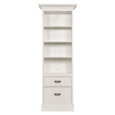 Structures Single Storage Bookcase Cabinet In White