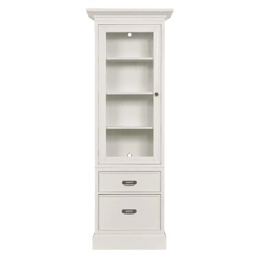 Structures Single Storage Display Cabinet In White