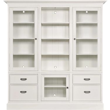 Structures Triple Multi Use Display Unit In White