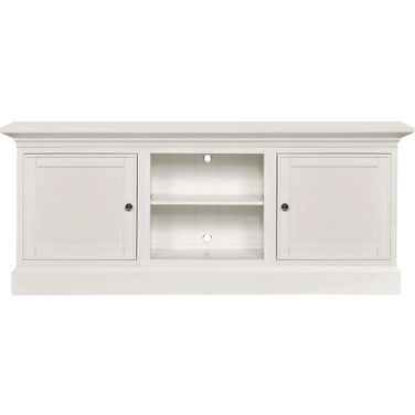 Triple Two Door Console In Pure White
