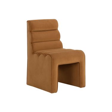 Stuart Dining Chair In Meg Gold