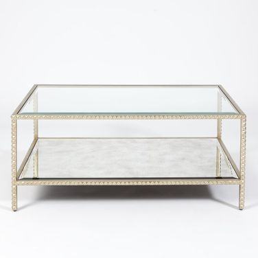 Stud Coffee Table In Silver