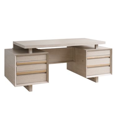 Studio Designs Farallon Executive Desk In Cream