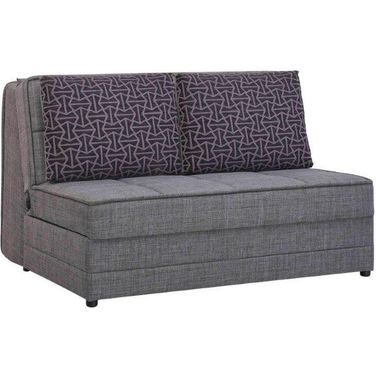 Studio Upholstered Convertible Loveseat with Storage In Gray