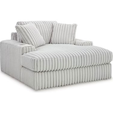 Stupendous Oversized Chaise In Alloy