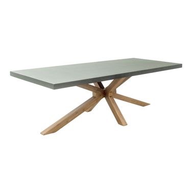 Suan Rectangular Dining Table In Gray
