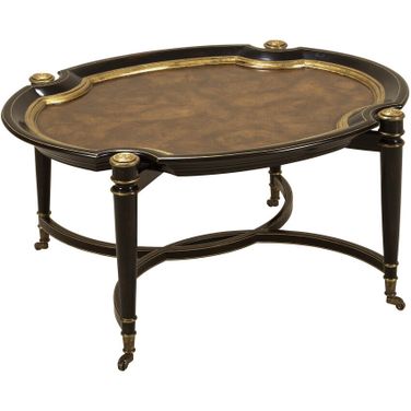 Suave Cocktail Table In Black/Brown/Gold