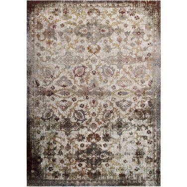 Success Multicolor Kaede Distressed Vintage Floral Moroccan Trellis 8x10 Area Rug