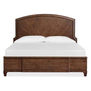 Sugar Mill Queen Panel Bed In Spiced Rum