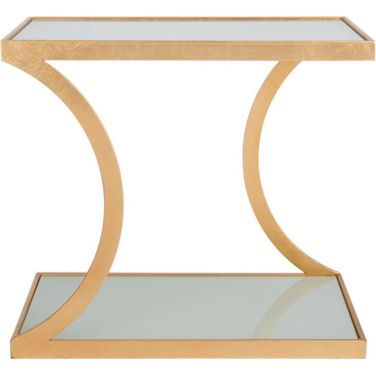 Sullivan Gold Leaf Accent Table