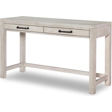 Summer Camp 2 Drawer Desk In Stone Path White
