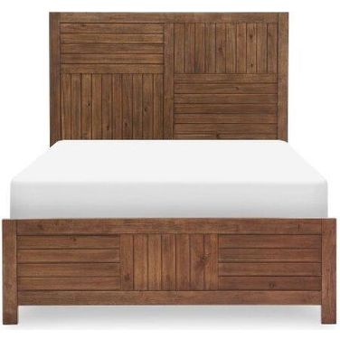Summer Camp Tree House Brown Full Panel Bed with Trundle