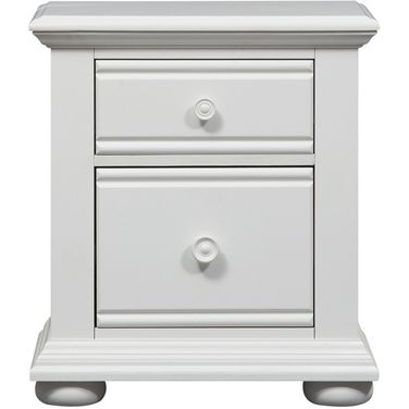 Summer House 2 Drawer Nightstand In Oyster White
