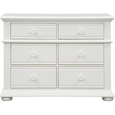 Summer House 6 Drawer Dresser In Oyster White