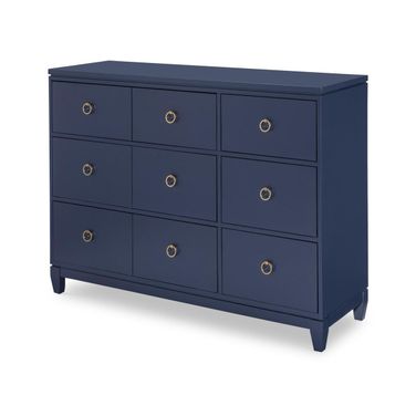 Summerland 6 Drawer Dresser In Inkwell Blue