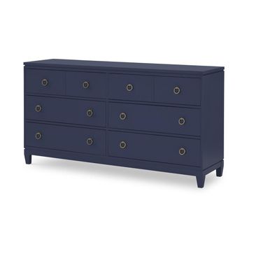 Summerland 6 Drawer Dresser In Inkwell Blue