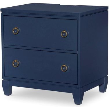 Summerland Inkwell Blue Finish Nightstand