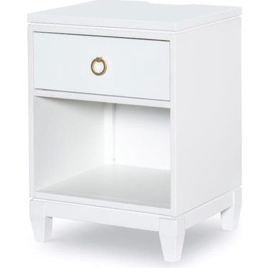 Summerland Pure White Open Nightstand