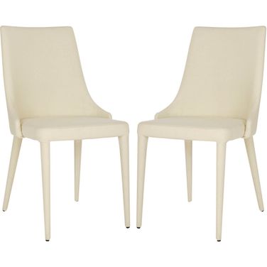 Summerset Beige 19 Inch Linen Side Chair Set of 2