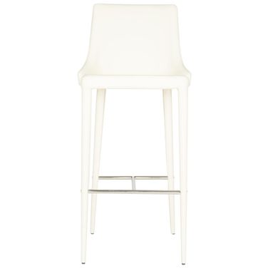 Summerset Buttercream and Chrome Bar Stool