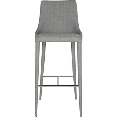 Summerset Grey and Chrome Bar Stool