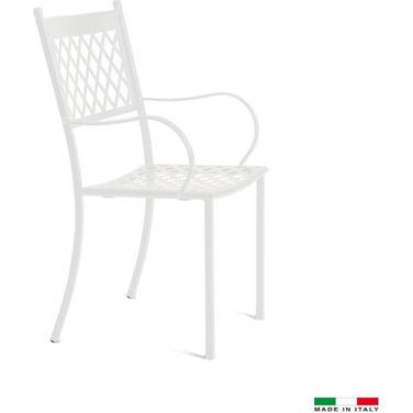 Summertime Arm Chair Set Of 4 In White