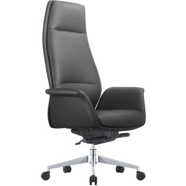Summit Series Tall Office Chair In Black Leather