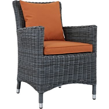 Summon Canvas Tuscan Dining Outdoor Patio Sunbrella Arm Chair