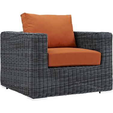 Summon Canvas Tuscan Outdoor Patio Fabric Sunbrella Arm Chair